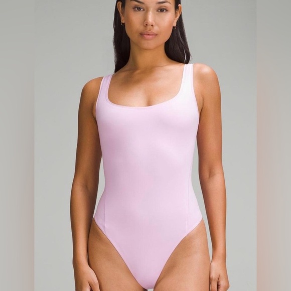 lululemon athletica Tops - Lululemon Wundersoft Ultra Nulu Bodysuit - Light Pink
